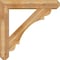Ekena Millwork Olympic Craftsman Rough Sawn Bracket w/ Offset Brace, Western Red Cedar, 8"W x 42"D x 42"H BKT0806X42X42OLY04RWR - alternate 2